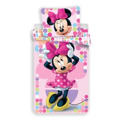 Minnie Mouse pink 2 reszes Disney gyerek agynemuhuzat jav-118