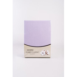 Naturtex Pamut Jersey lila gumis lepedő 80-100x200 cm